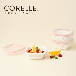 코렐글라스 밀폐용기 세트(자카드밴드)