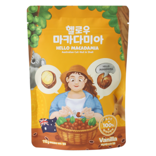헬로우 마카다미아 바닐리향 로스티드 115g