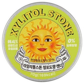 자일리톨스톤 틴케이스 청포도 70g